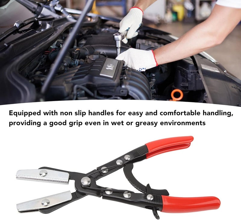 Pipe Tube Pinch Plier, Hose Clamp Line Plier Adjustable Anti Slip Handle Hose Pinch Off Plier For Automobile Hose Radiator Line Coolant Line (10in/25.4cm) - Image 5