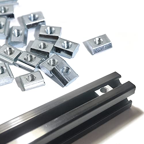 QIJINTRID 50pcs 2020 Series M5 Sliding T Nut, Metric M5 Thread 2020 T Slot Nut, for 2020 Aluminum Extrusion Profile Slot 6mm - Image 3