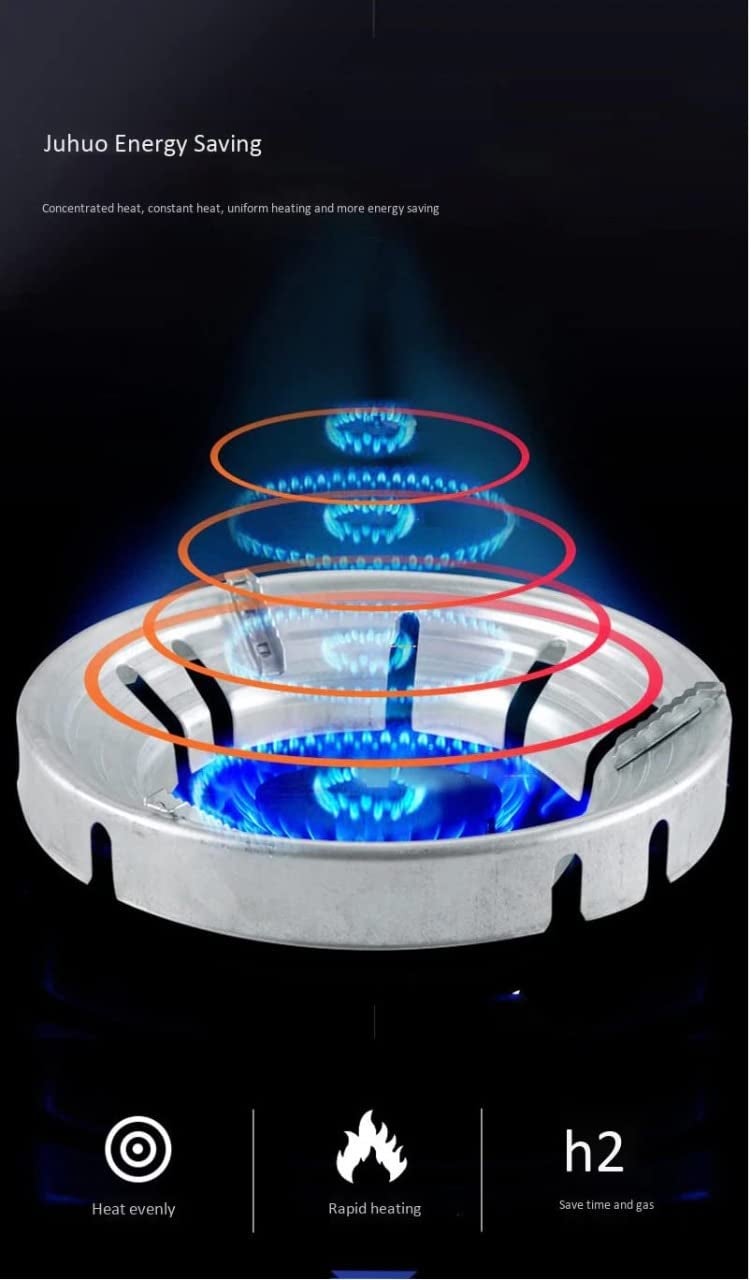 OANGO Gas Saver Stand Cooking Gas Saver Jali Ring Gas Stove Fire Windproof Energy Saving Stand Gas Chula Stand Stove protector washable Pack of 2 - Image 4