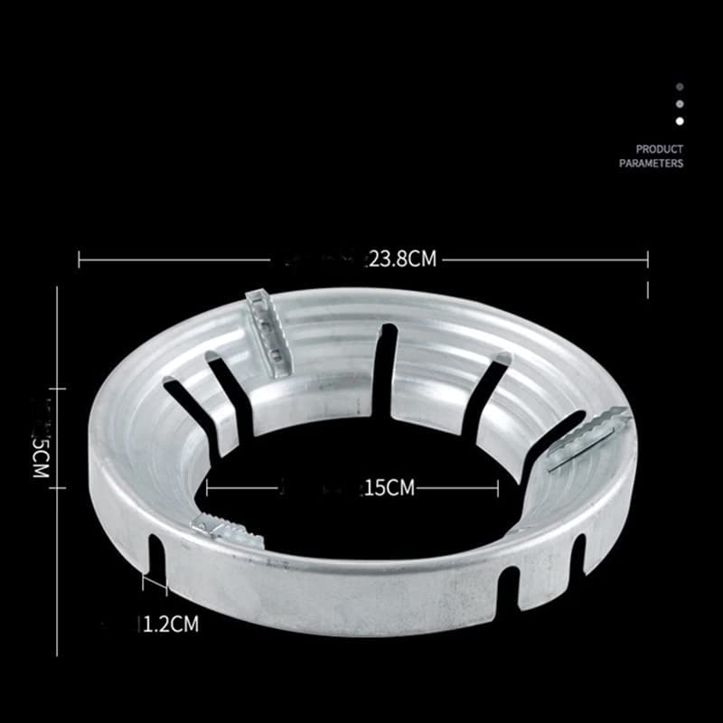 OANGO Gas Saver Stand Cooking Gas Saver Jali Ring Gas Stove Fire Windproof Energy Saving Stand Gas Chula Stand Stove protector washable Pack of 2 - Image 5
