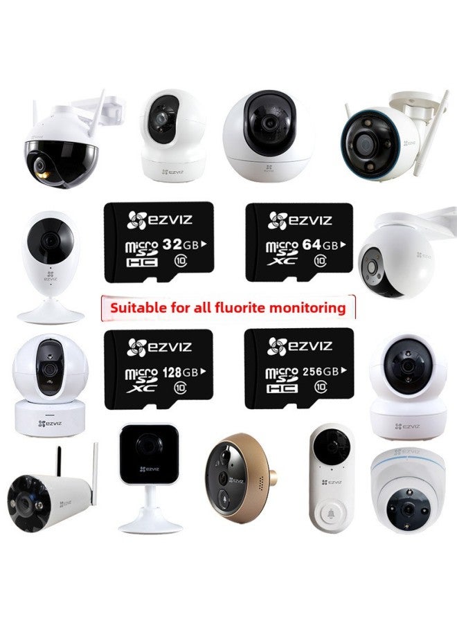 Fluorite Cloud Camera Monitoring Dedicated High-speed Memory Card 256G64G128G Mobile Phone C10TF Card Hikvision-Color:Fluorite Cloud Memory Card-Capacity:128GB  - Image 2