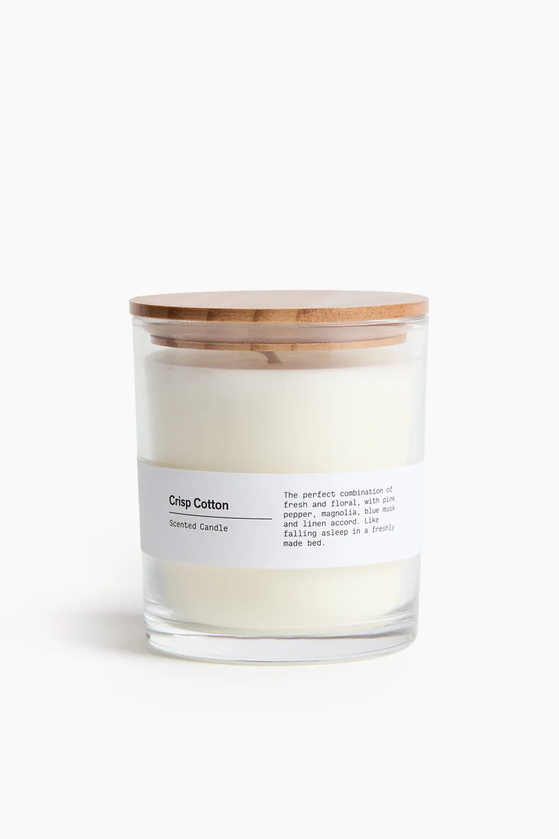 H&M Wood-lid scented candle