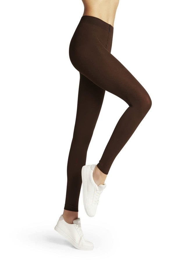 فلايك جوارب نسائية من فالك، لون بني (بريندا 5179)، مقاس XL، بدون قدم، غير شفافة، 100 دينير، لون بني (بريندا 5179)، مقاس XL، زوج واحد - Image 2