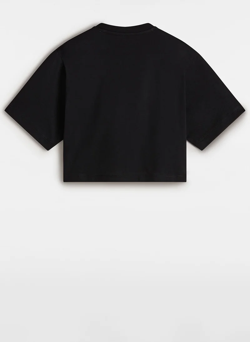 VANS Kids Birdsong Relaxed Fit Cropped T-Shirt