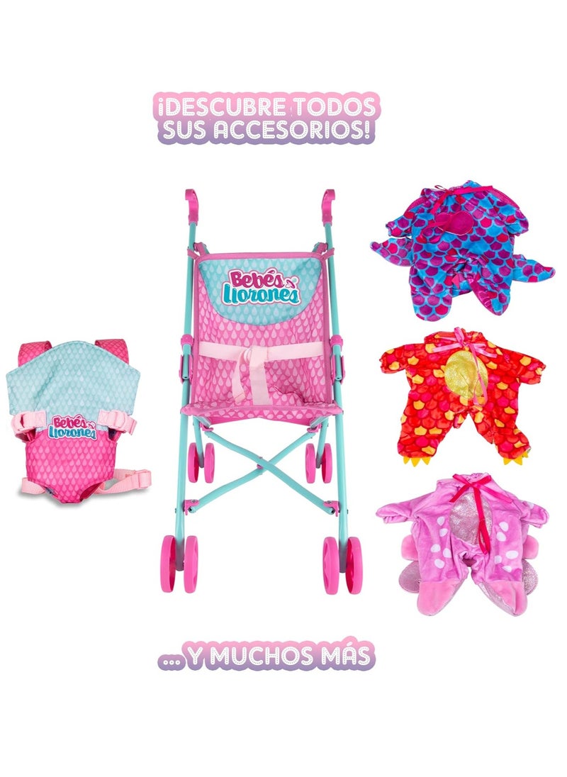 CRY BABIES - Dressy Minnie | Interactive Doll that Cries real Tears with Hair to Style, Clothes to Wear and Accessories to Play - Toy and Gift for Boys and Girls - Image 1