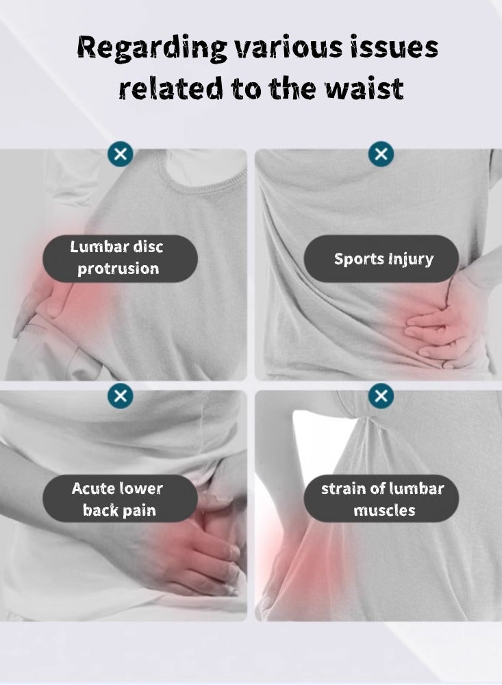 Generic Waist Belt, Lumbar Intervertebral Disc, Lumbar Intervertebral Disc Protrusion, Lumbar Muscle Strain Injury, Four Seasons Medical Waist, Lumbar Support Pain, Male and Female Special, XL Size - Image 3