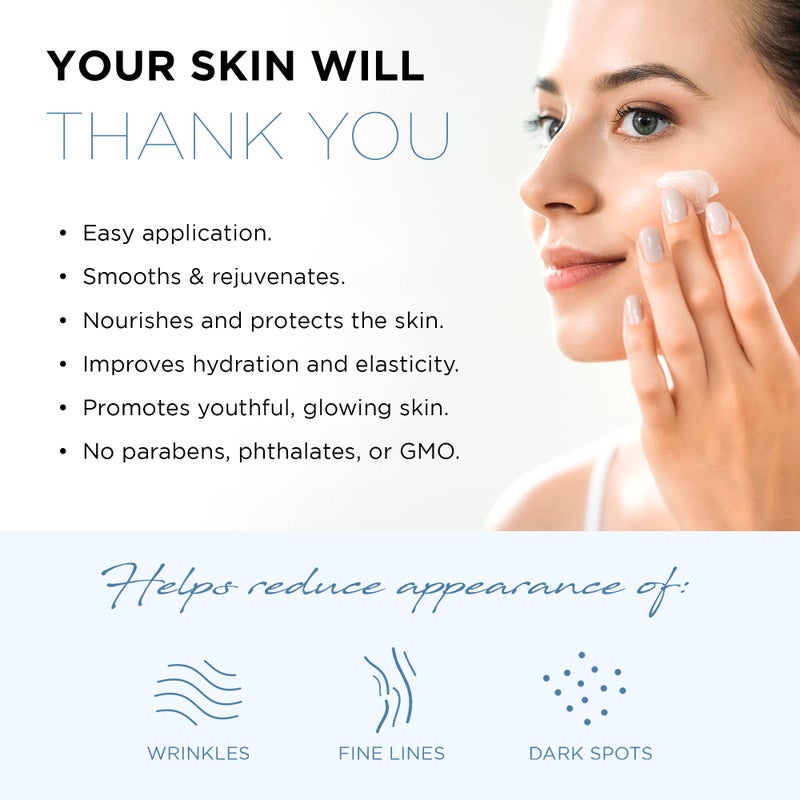 Azure Cosmetics Hyaluronic Acid Moisturizer Face Cream - Dermatologist Tested, Anti-Aging Retinol Cream for Dark Spots, Fine Lines & Wrinkles - Clean Beauty, Korean Skincare - All Skin Type - 1.69 oz - Image 4