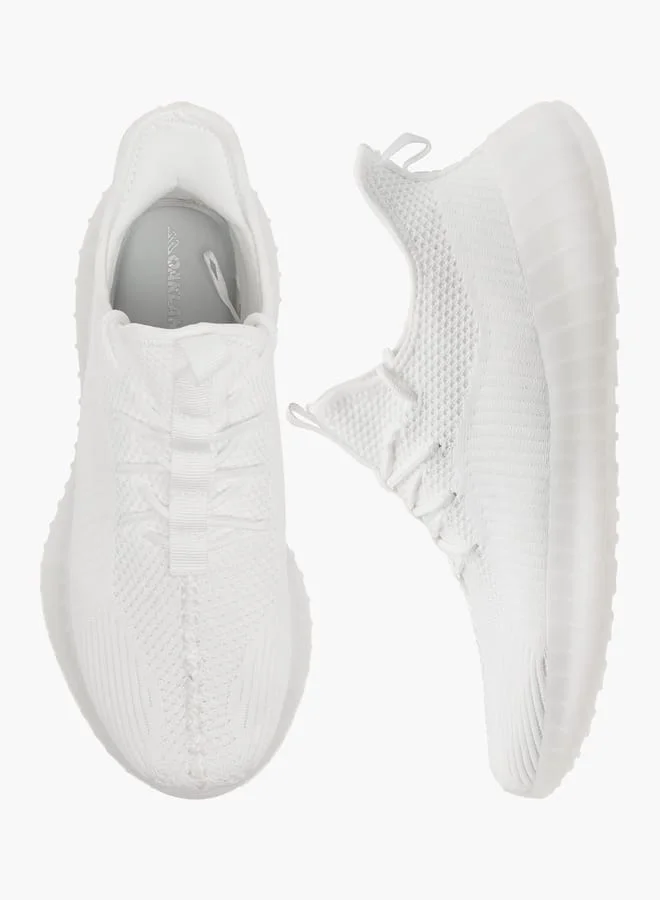 شو اكسبرس Women's Textured Sports Shoes with Lace-Up Closure