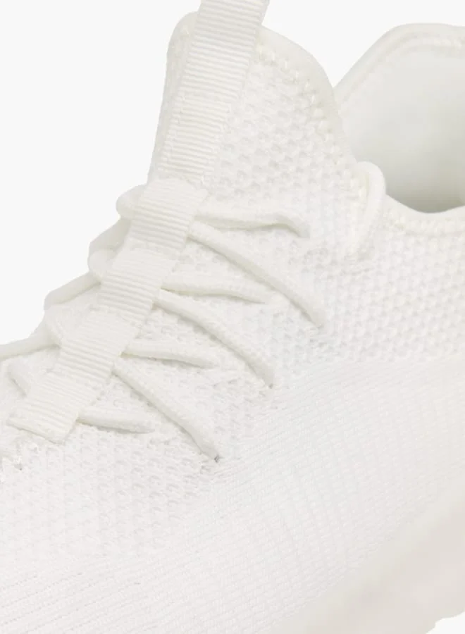 Oaklan by Shoexpress Women's Textured Sports Shoes with Lace-Up Closure