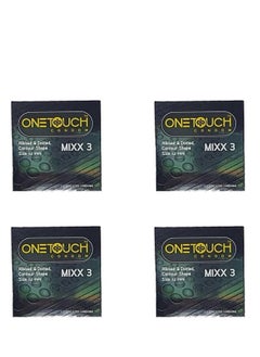 One touch mixx3 ribbed and dotted condoms - 4 packs - pzsku/ZC360E8E952D86215DF72Z/45/_/1739757812/220796fc-d2f5-42f7-93ca-624e48b721e4