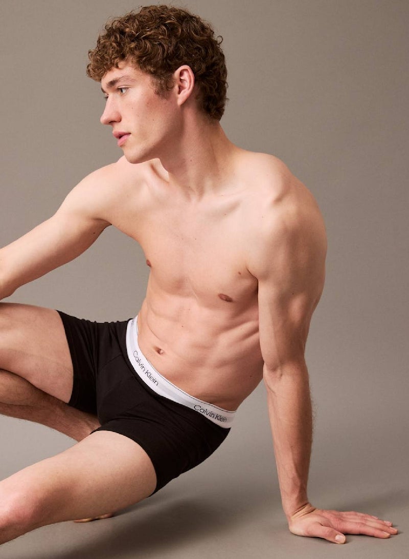 CALVIN KLEIN 3 Pack Boxer Briefs - Icon Cotton Stretch  - Image 5