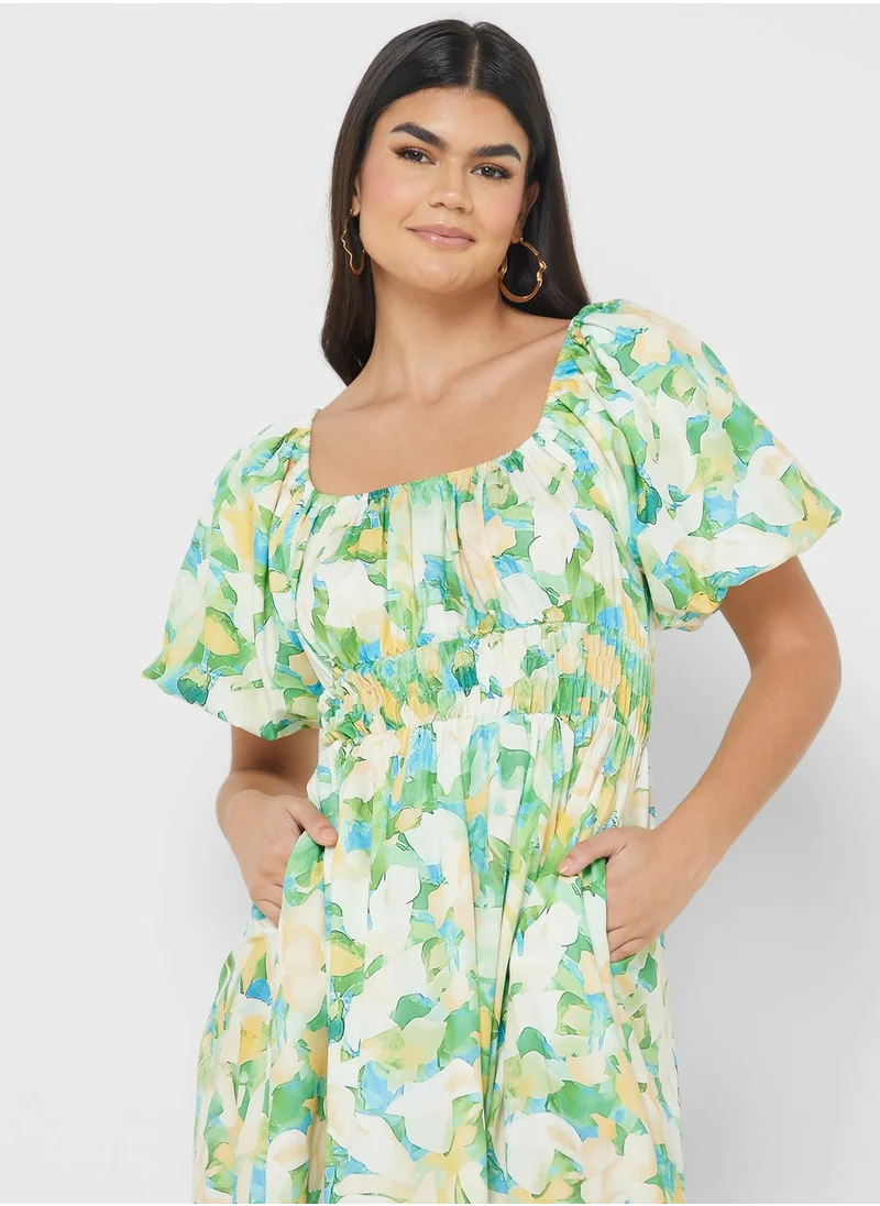 ELLA Floral Print Dress