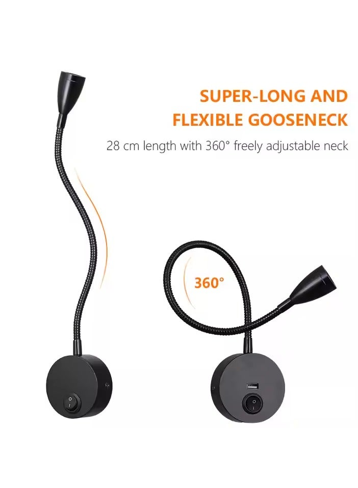 3W Wall Mounted Reading Light - Image 3