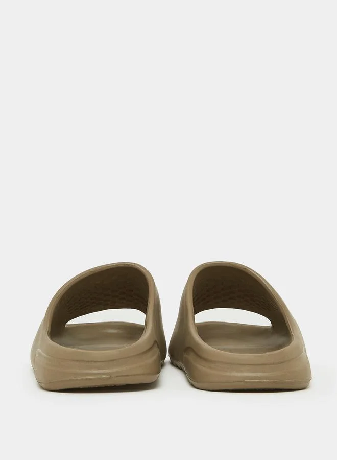 Styli Solid Platform Sole Chunky Slides