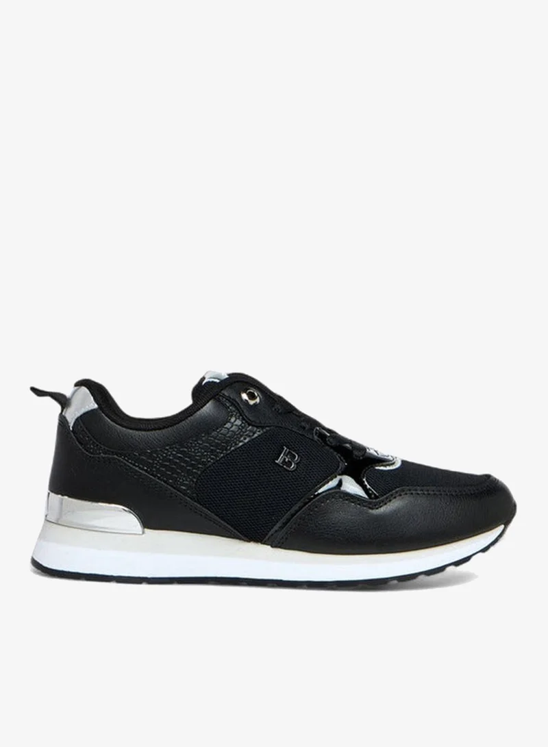 Flora Bella By Shoexpress Flora Bella Panelled Lace-Up Sneakers With Pull Tab