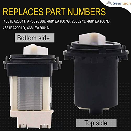 Seentech 4681EA2001T Washer Drain Pump Motor Exact Fit for Kenmore & LG washer drain pump by Seentech - Replaces Part Numbers AP5328388, 2003273, 4681EA2001D, 4681EA2001N, 4681EA1007G and More - Image 2