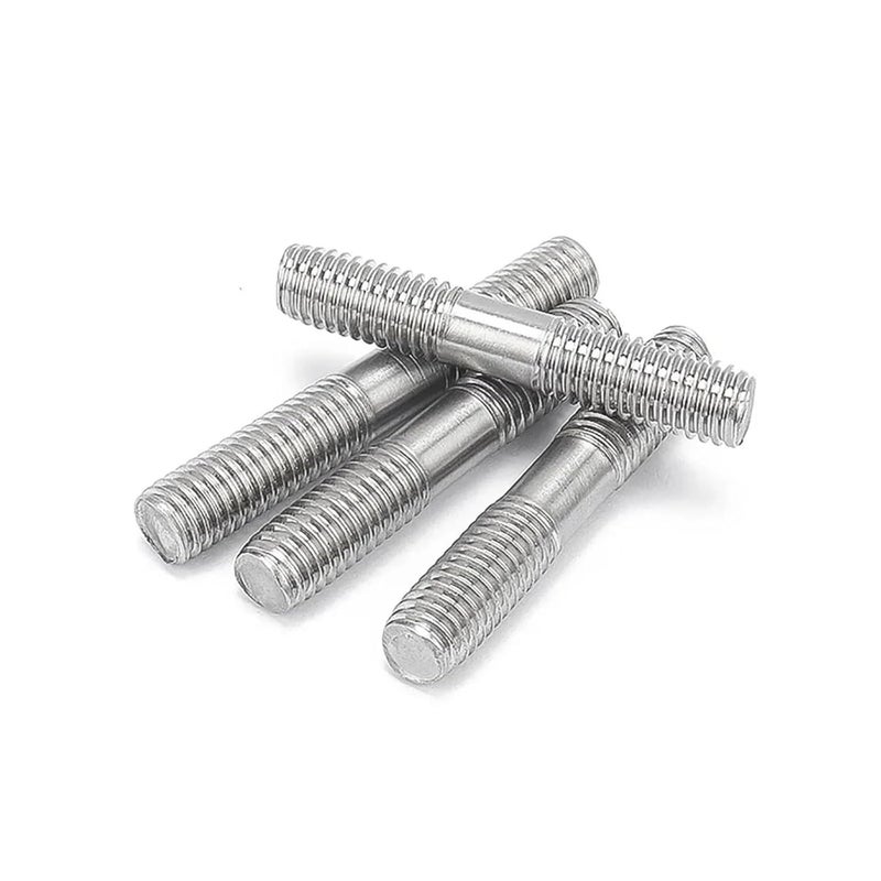 Double Ended Threaded Rod M10 140mm 2pcs 316 Stainless Steel Industrial Bolts - Image 4