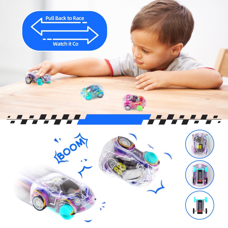 Benzem 50 Pcs Mini Pull Back Cars Set, Pull Back Racing Vehicles for Kids Toddlers, Bulk Toys Party Favors Treasure Box, Classroom Prizes, Pinata Fillers,Goodie Bag Stuffers for Boys Girls - Image 4