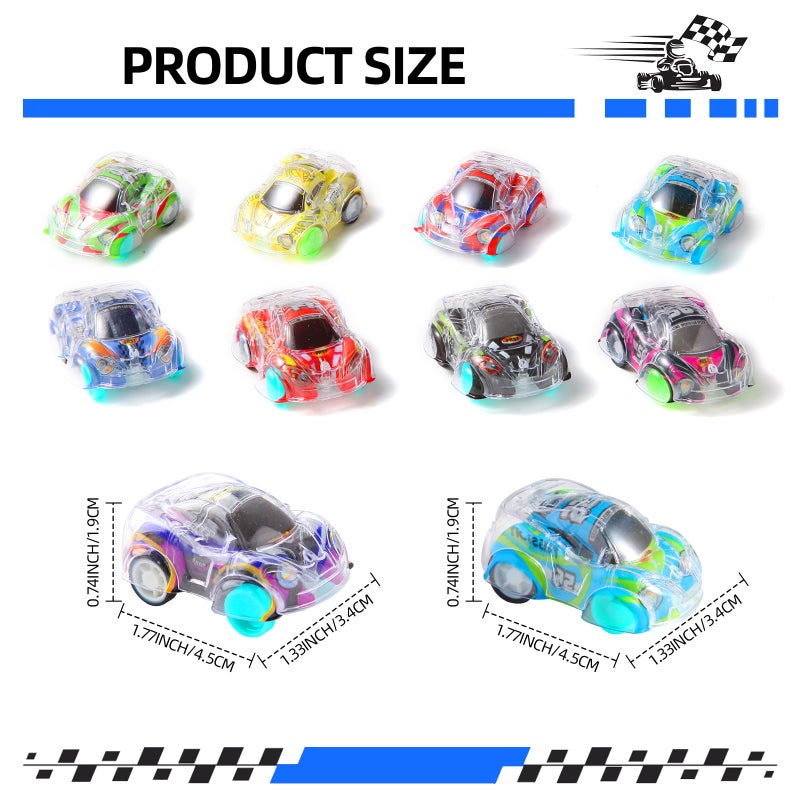 Benzem 50 Pcs Mini Pull Back Cars Set, Pull Back Racing Vehicles for Kids Toddlers, Bulk Toys Party Favors Treasure Box, Classroom Prizes, Pinata Fillers,Goodie Bag Stuffers for Boys Girls - Image 2