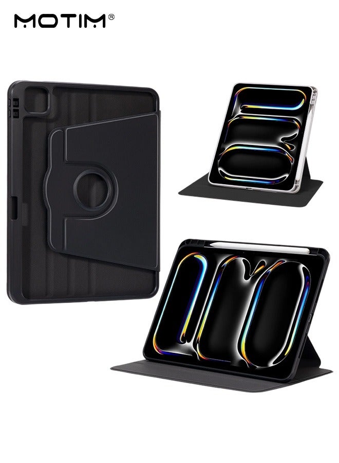 Motim Rotating Case for iPad 11th/10th Generation 10.9 Inch with Pencil Holder, 360 Degree Rotating Stand Flexible Back Cover, Auto Wake/Sleep - Image 1
