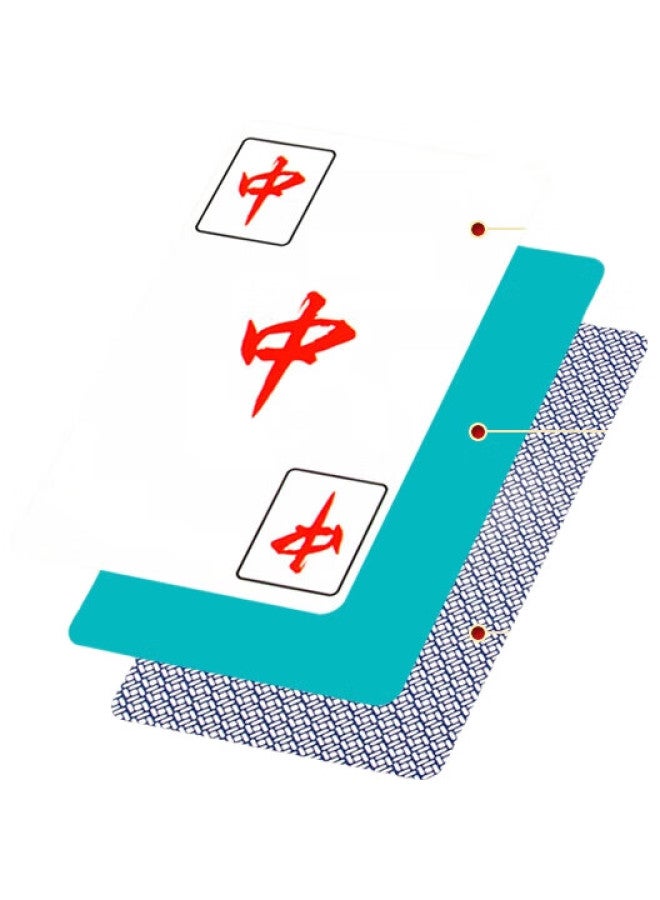 AAA A Playing Cards, Mahjong Cards, Aaa Playing Cards, Frosted Entertainment Travel Playing Cards, Mahjong Cards, 5 Decks, One Deck With 144 Cards - Image 2