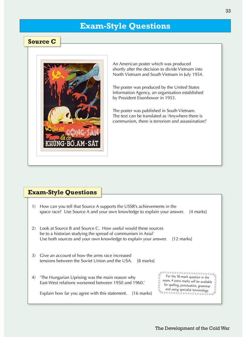 null - GCSE History AQA Topic Revision Guide - Conflict and Tension Between East and West, 1945-1972 - Image 1