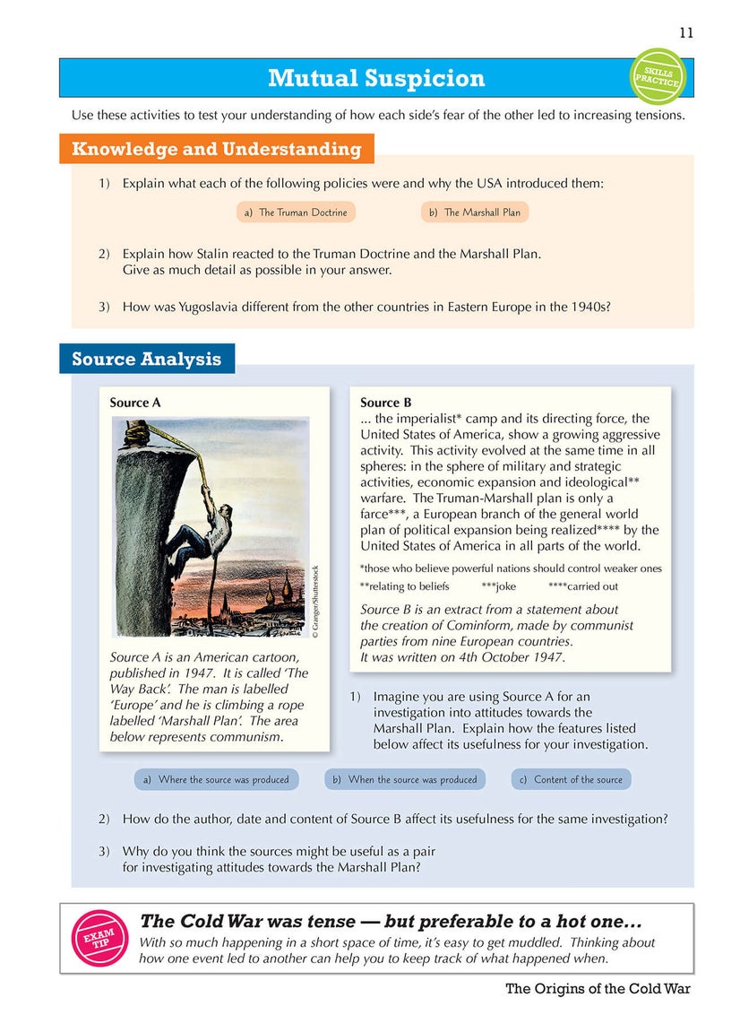 null - GCSE History AQA Topic Revision Guide - Conflict and Tension Between East and West, 1945-1972 - Image 1