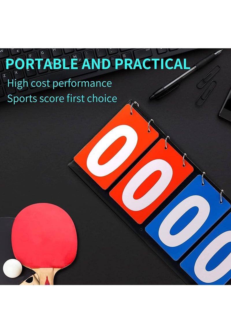 Y&D Scoreboard 4Digital Portable Table Top Flipper, Volleyball Basketball Tennis Sports Score Flip - Image 4