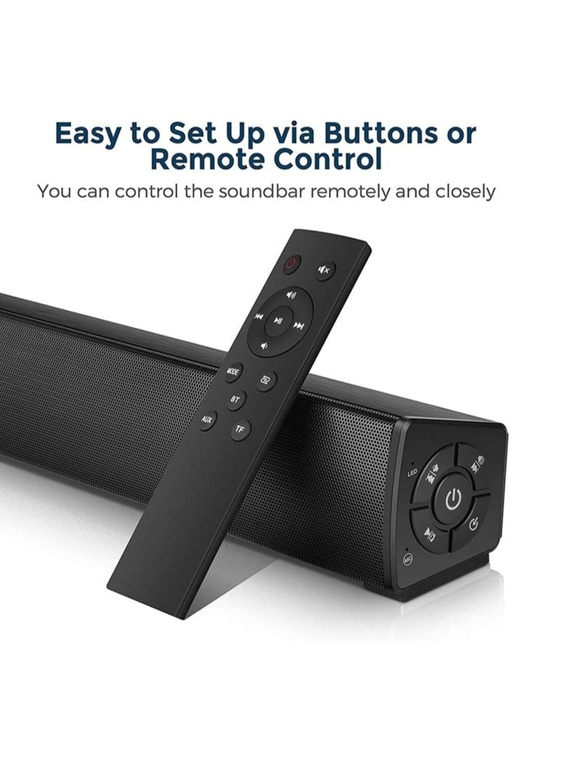 Computer Stereo, Computer Speakers 5.0 Speaker Powerful 3D Surround Soundbar TV Computer Speakers Stereo Portable Bookshelf Column Loudspeaker - Image 4