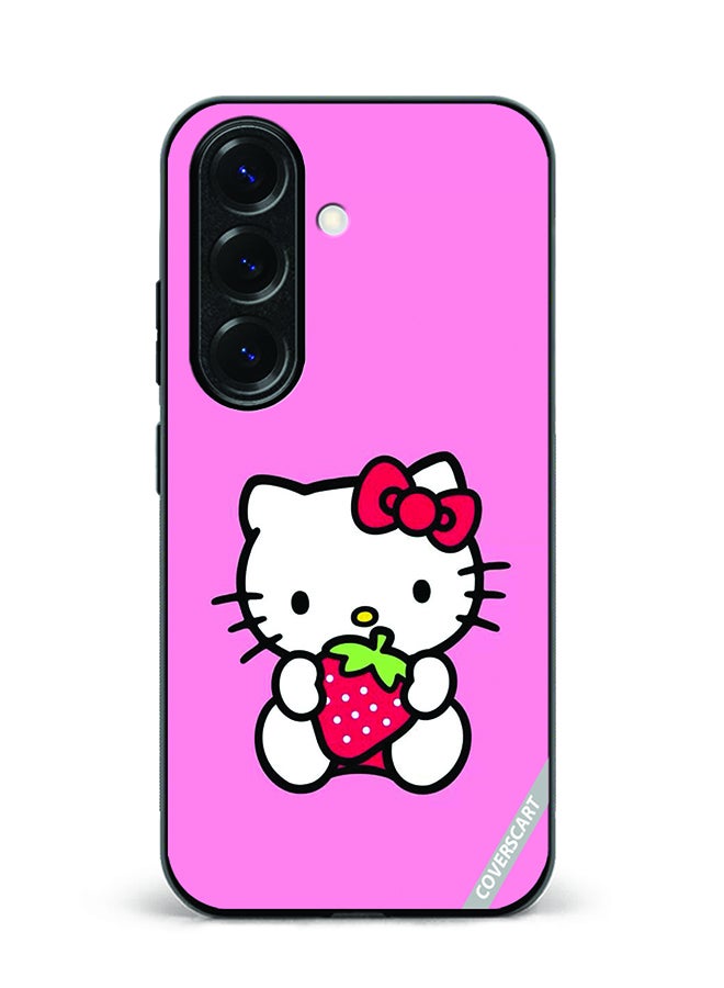 COVERSCART Protective Case Cover For Samsung Galaxy S23 FE Hello Kitty Design Pink