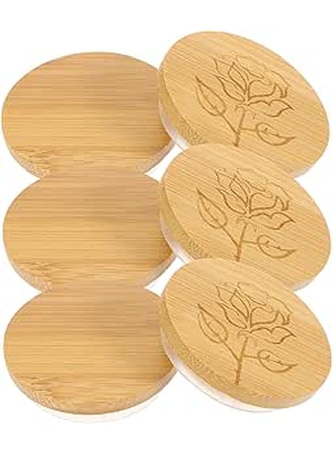 Reusable 68mm Jar Lids for Glass Bottles Airtight Sealing Covers for Kitchen Storage - Image 1
