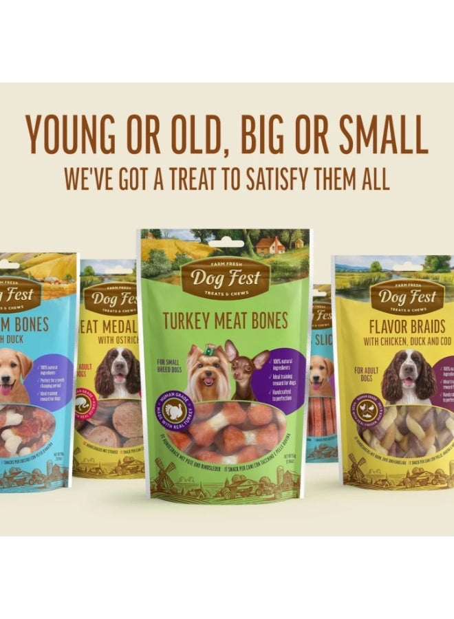 Dog Fest Duck Fillet On Chewy Stick For Adult Dogs - 90g (3.17oz)[Weight - 90g] - Image 5