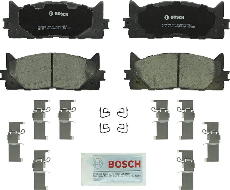 BOSCH BC1293 QuietCast Premium Ceramic Disc Brake Pad Set - Compatible with Select Lexus ES300h, ES350; Toyota Avalon, Camry; FRONT - Image 1