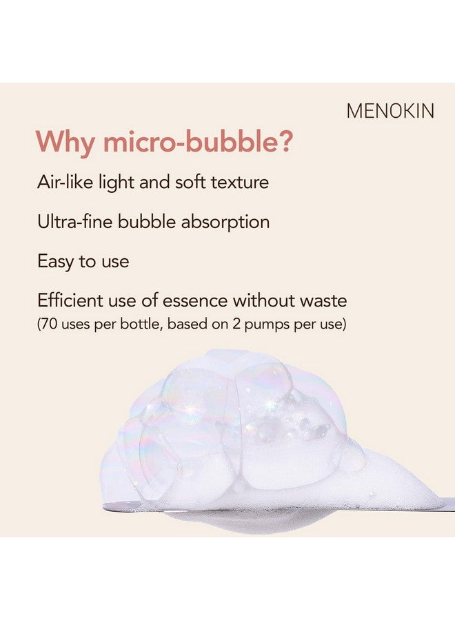MENOKIN 30 Seconds Quick Bubble Mask(Clear) Cicaexosome Korean Facial Mask Soothing Glass Skin3.21 Fl.Oz - Image 3