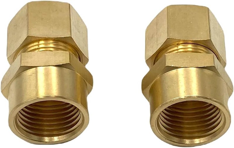 Bumugufu 2 قطع 1/2" FNPT × 5/8" OD أنابيب نحاسية ملائمة المحولات - Image 1