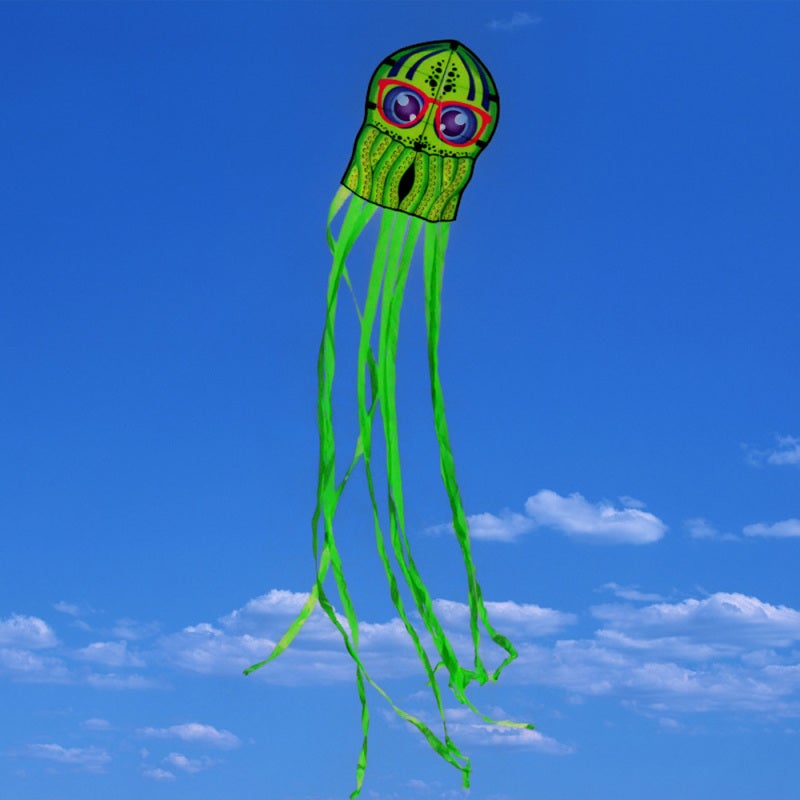 Kids Octopus Kites Toy Cartoon Animal Kites with Long Tail for Outdoor Beach Park Trip - Image 5