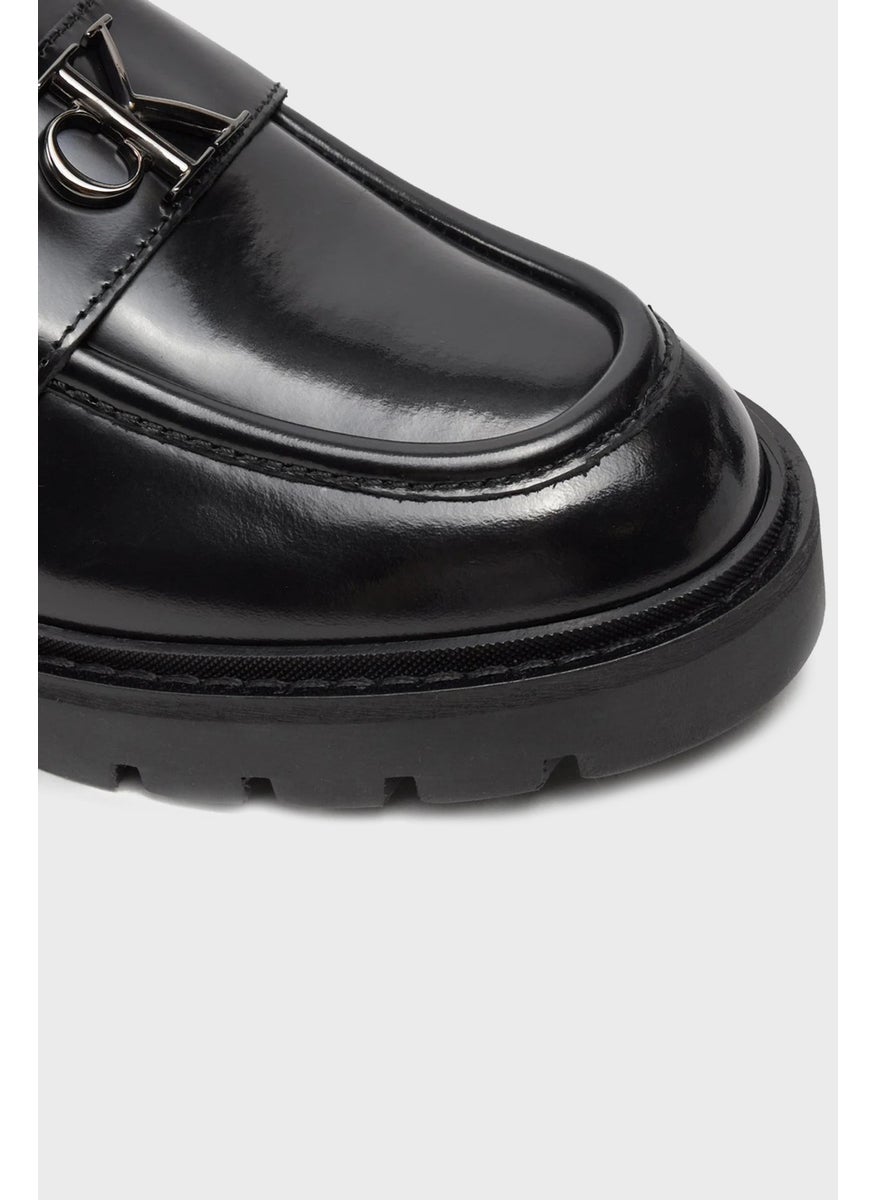 Calvin Klein Jewel - Calvin Klein Logo Leather Loafer Shoes YW0YW015030GT Women's Shoes YW0YW01503 0gt - Image 1