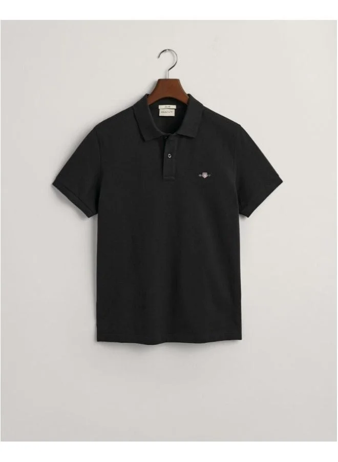 GANT  Gant Slim Fit Shield Piqué Polo Shirt for Men | Best Price UAE