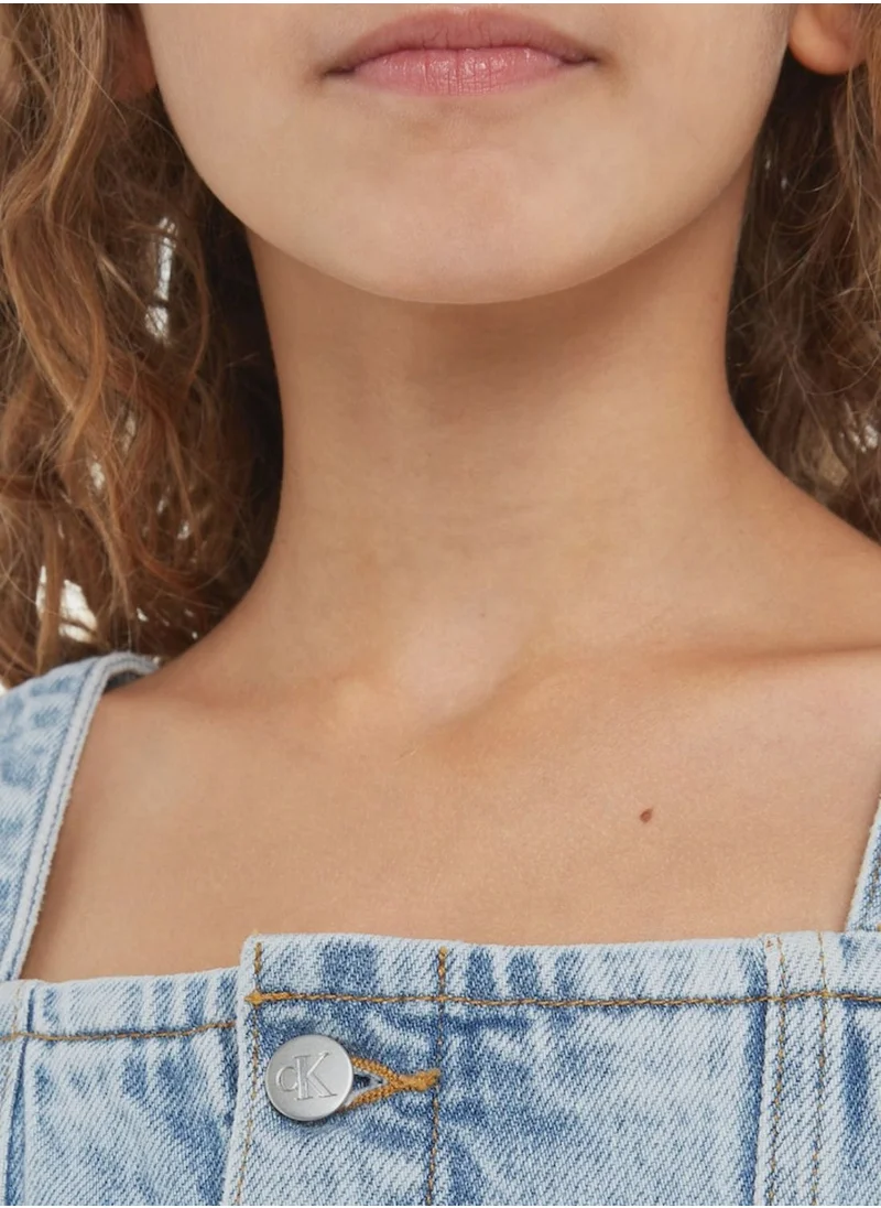 Calvin Klein Jeans Youth Strappy Denim Top