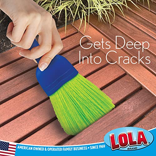 LOLA Whisk Broom, Hand Brush, Durable Bristles, Whisks Away Dirt & Debris, Compact, Hang Hole for Easy Storage, Indoor/Outdoor, 1 Pack - Image 5