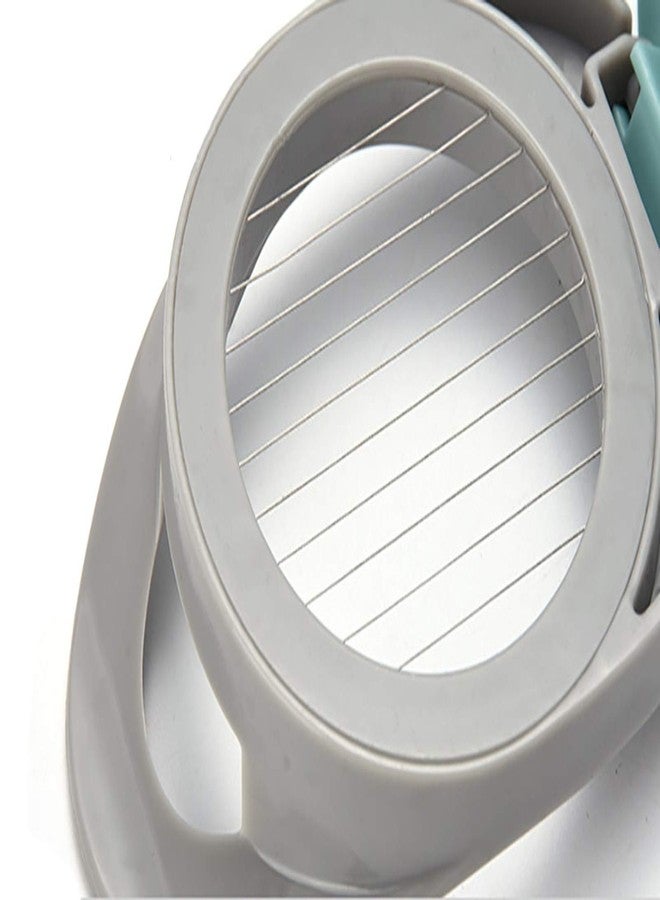 Ortarco Egg Slicer for Hard Boiled Eggs Cutter with Stainless Steel Wire Dishwasher Safe (Green) - Image 4