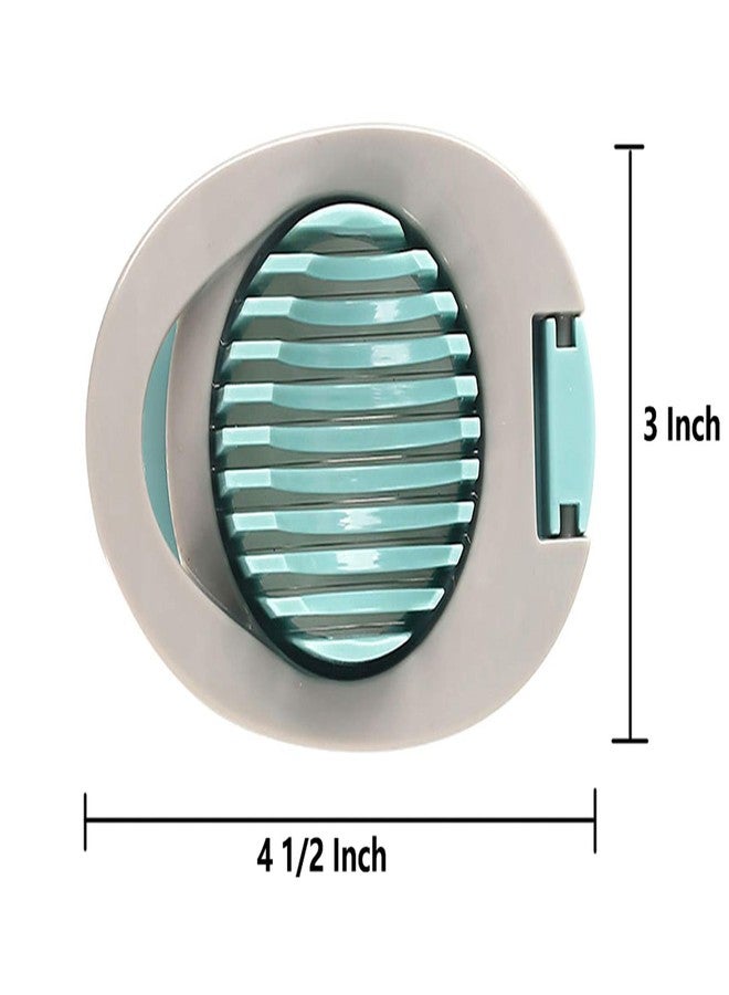 Ortarco Egg Slicer for Hard Boiled Eggs Cutter with Stainless Steel Wire Dishwasher Safe (Green) - Image 2