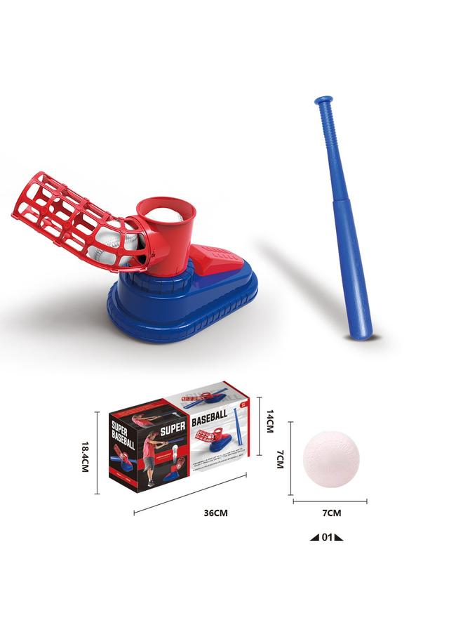 الأزرق جي دبليو 2 في 1 لعبة بيسبول تنس آلة لعب تنس في الهواء الطلق لعبة رياضية شاطئية - Image 4