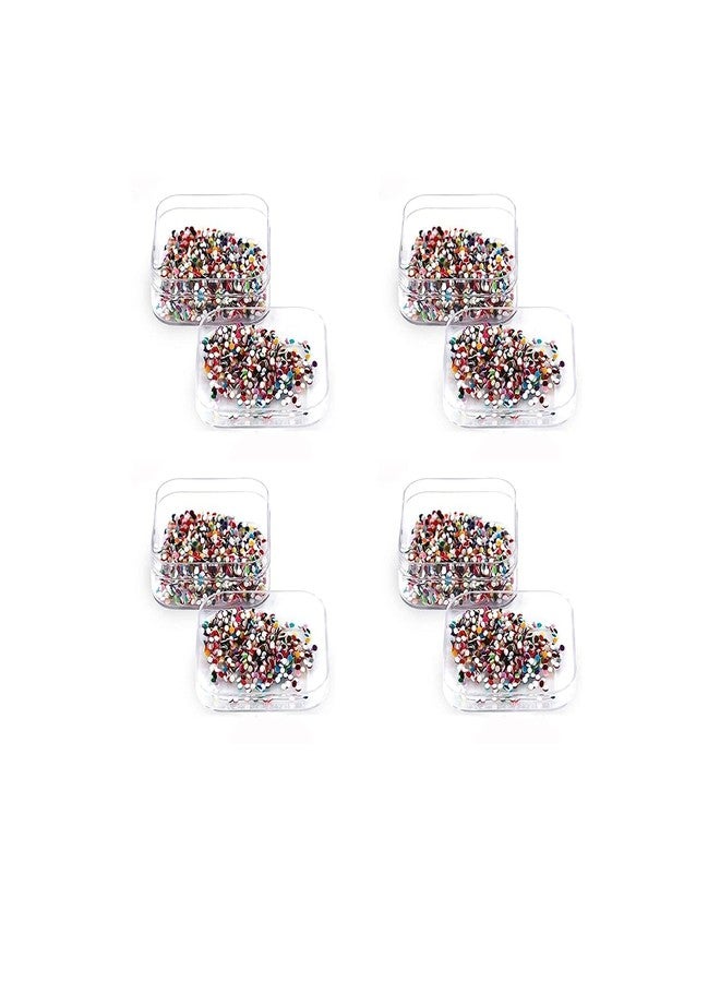 Ublic Daily Use Simple Forehead Bindi For Women (Pack of 4) (1.5MM, Multicolor) - Image 2