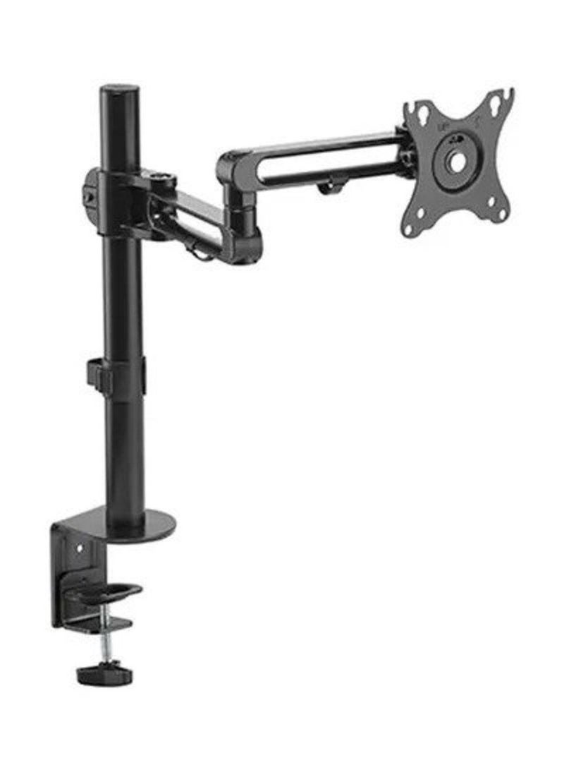 Single Monitor Fully Adjustable Stand Black