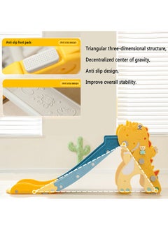 Beauenty Indoor Home Toddler Plastic Baby Slide and Basketball Hoop  - Image 5