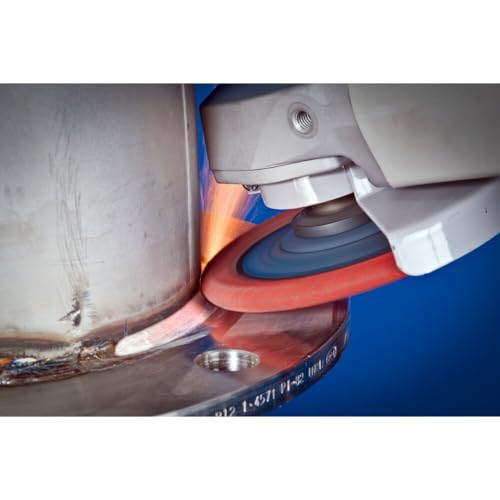 PFERD قرص فلاب نوع راديال PFERD POLIFAN®-Curve - 4-1/2" x 5/8-11" خيط، 60 حبيبة أكسيد السيراميك - لطحن الفولاذ والفولاذ المقاوم للصدأ (INOX) - عبوة من 1 - الجزء 67405 - Image 3