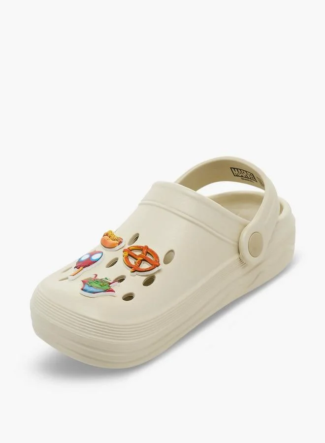 Marvel BEIGE Boys Avengers Detail School Clogs With Backstrap for Men | Best Price UAE
