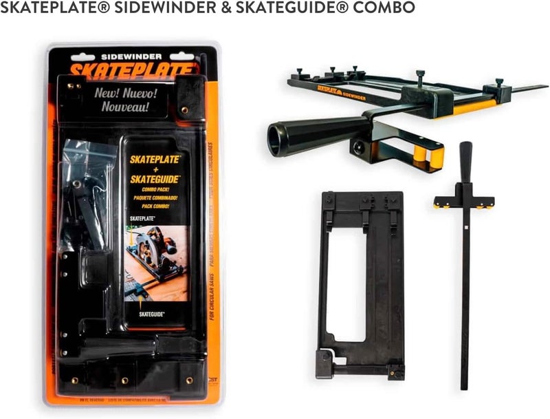 SkatePlate Rolling Accessory and Cutting Guide for Right Blade Circular Saws - Image 2