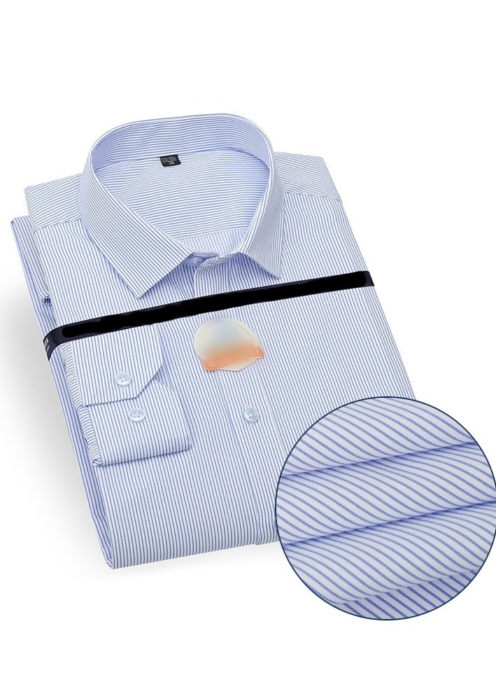 Warrior - New Business Striped Long Sleeved Shirt - Image 1